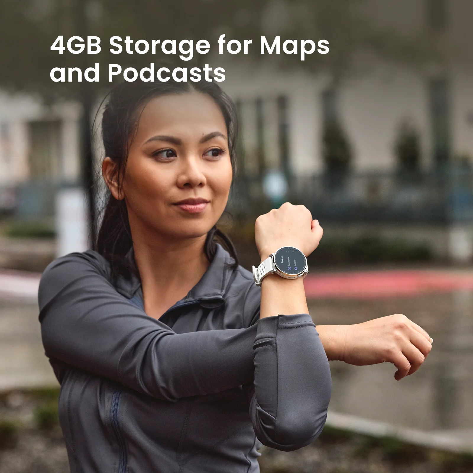 Amazfit Active 3 Premium Smart Watch 1.32 Inch Amoled - Aero White