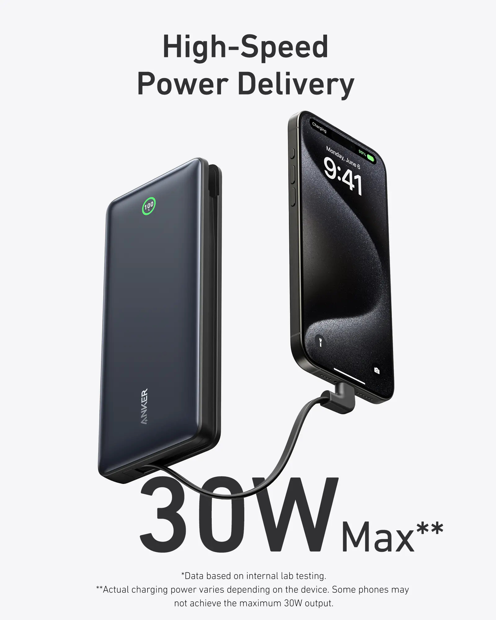 Anker 347 Power Bank 40,000 mAh 30W - Black | A1377H11