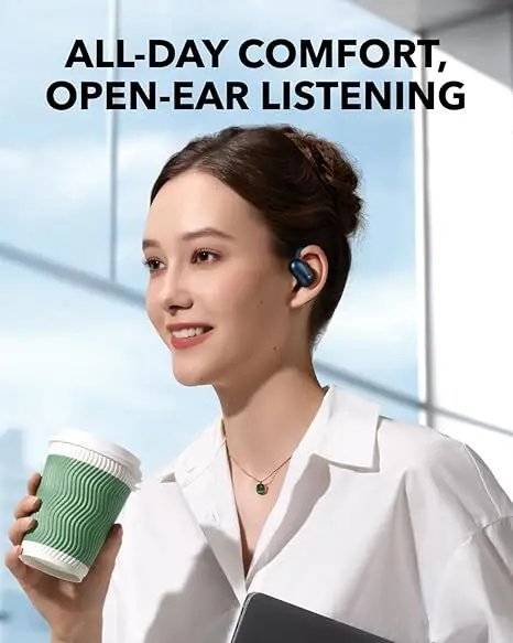 Anker Soundcore AeroFit 2 Open-Ear Earbuds - White | A3874H21 Anker Soundcore AeroFit 2 Open-Ear Earbuds - White | A3874H21