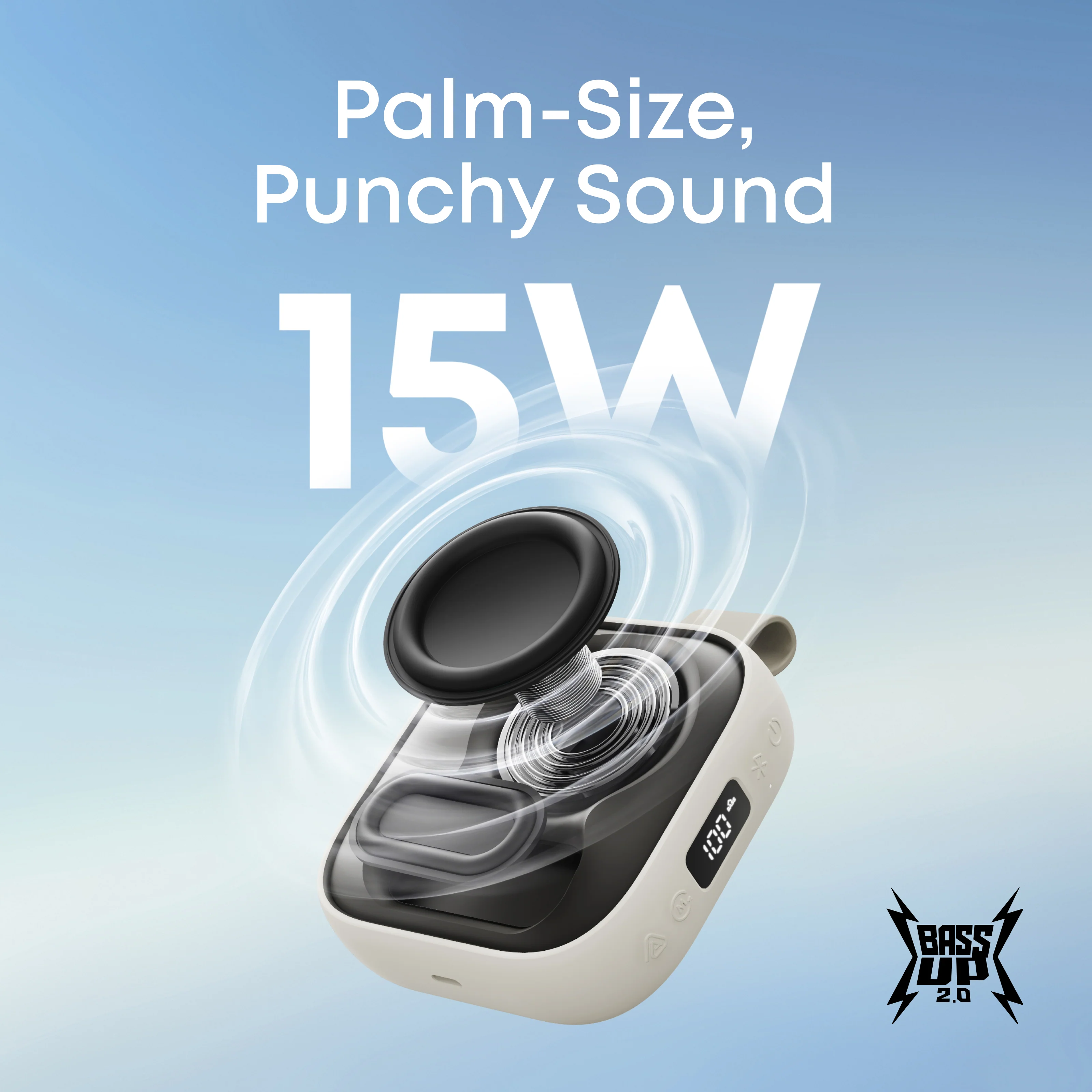 Anker Soundcore Boom Go 3i Portable Bluetooth Speaker - White | D5103020