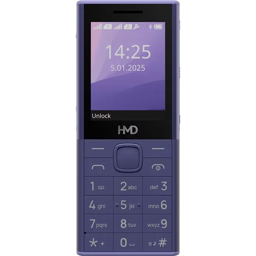 اتش ام دي 150 اصدار 2025 TA-1709 شريحتين - بنفسجي