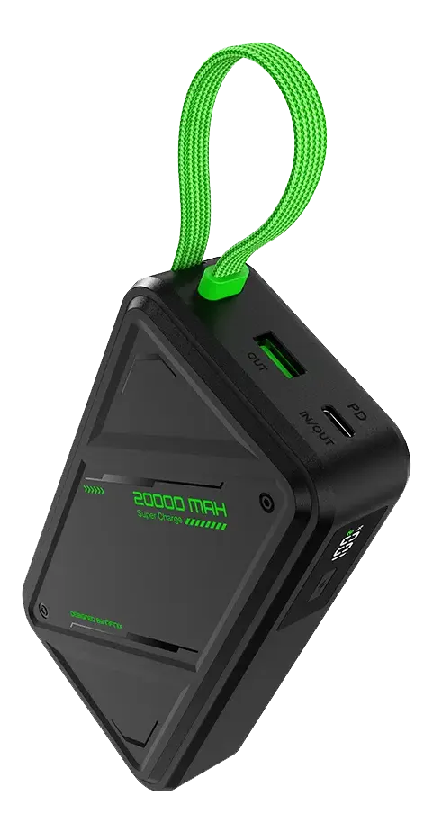 إنفينيكس باور بانك GT Power بسعة 20000 مللي أمبير، 3 منافذ، بقدرة 55 واط - أسود | XP20GT إنفينيكس باور بانك GT Power بسعة 20000 مللي أمبير، 3 منافذ، بقدرة 55 واط - أسود | XP20GT