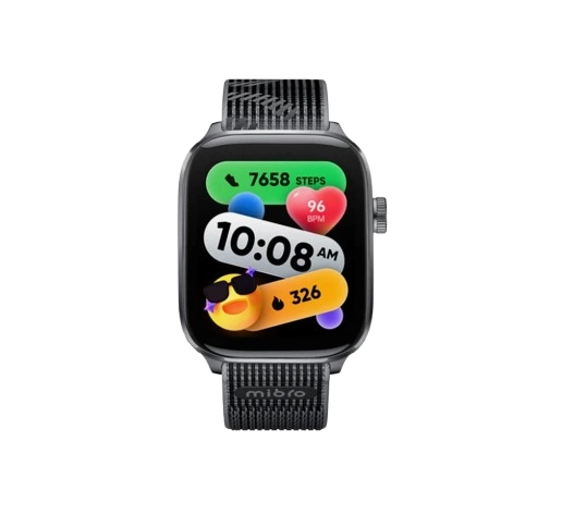 Mibro Smart Watch Fit 1.95 Inch AMOLED Crystal Clear - Dark Gray