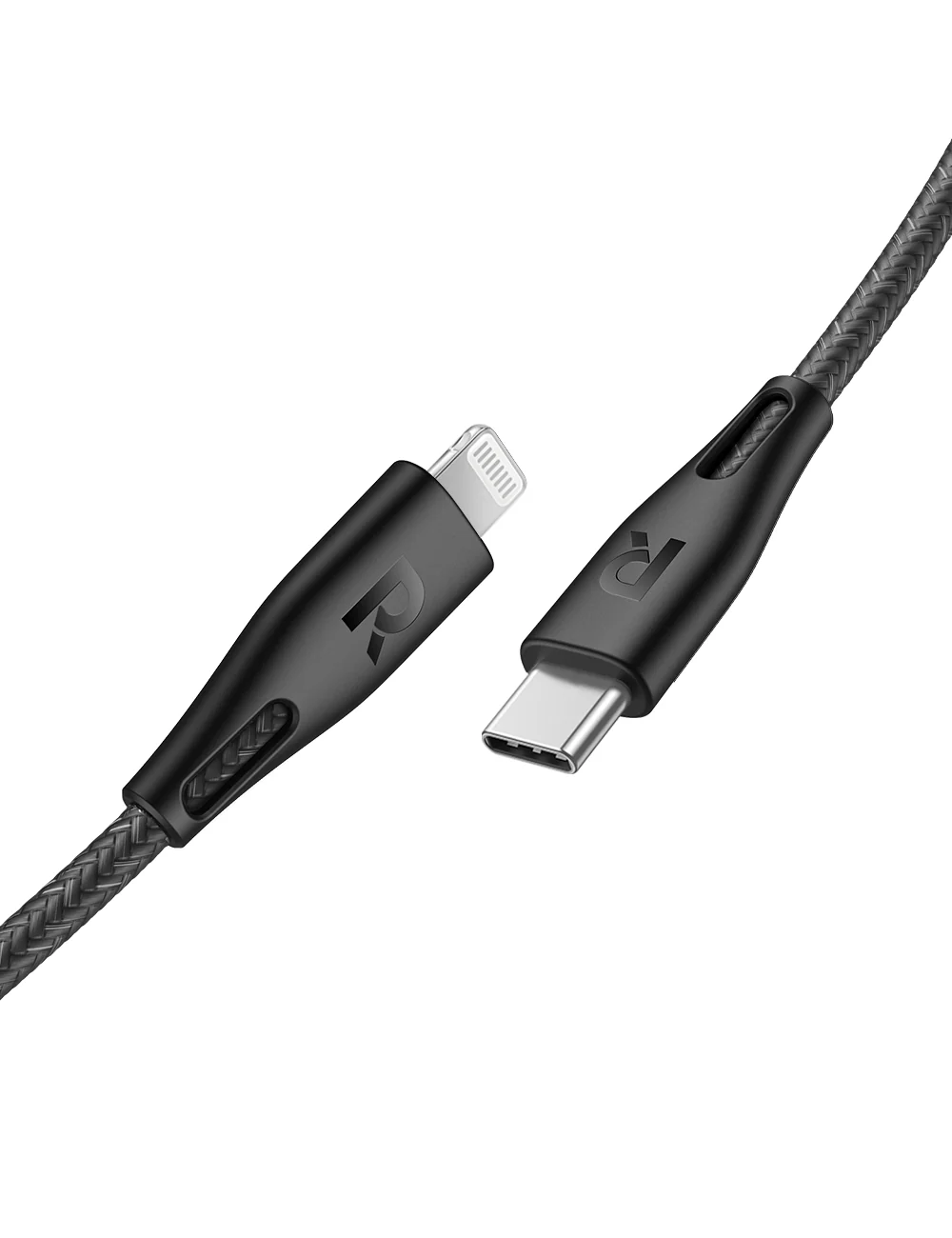 RavPower USB-C To Lightning Connector Data Cable 1.2 Meter, Black - RP-CB1017