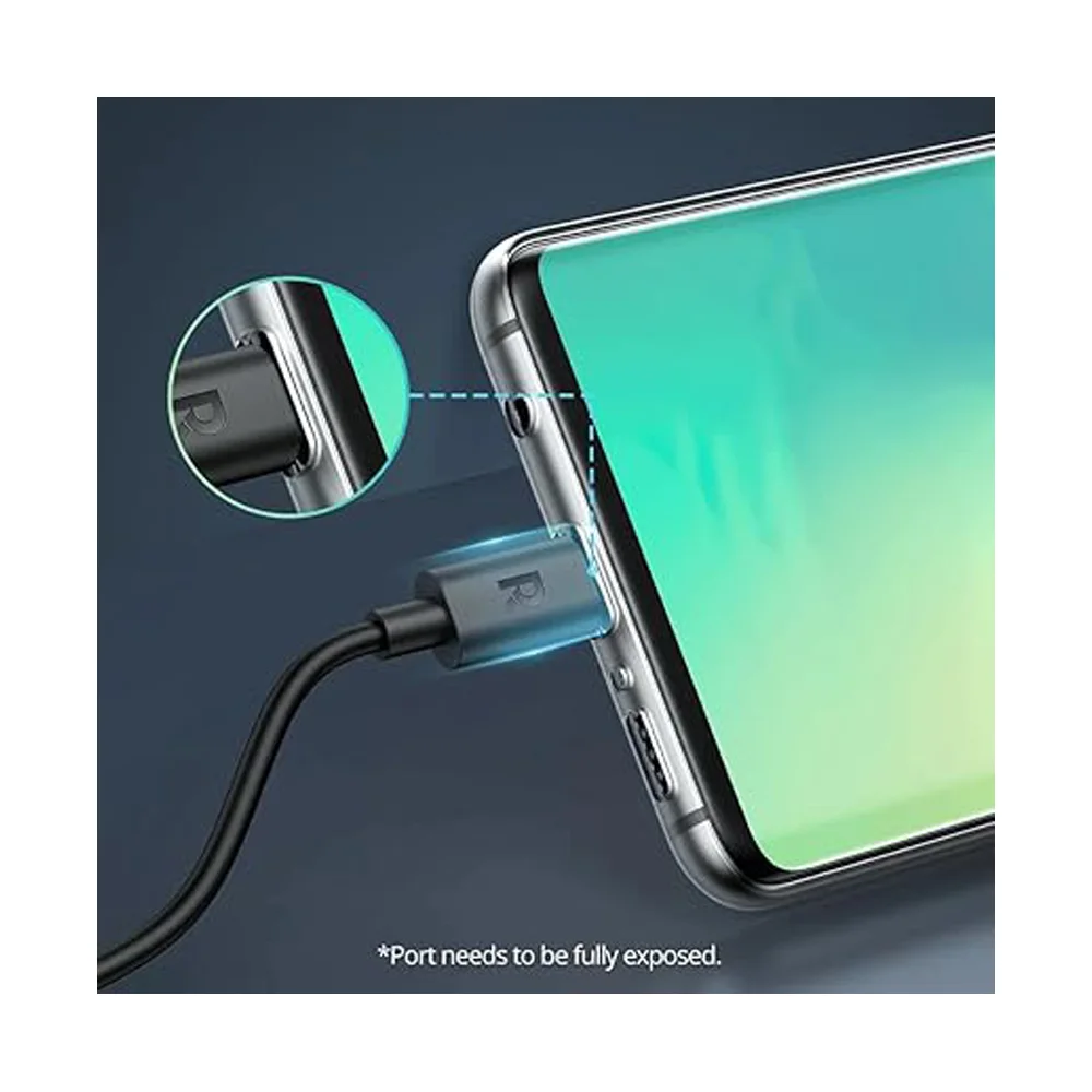 راف باور كابل USB-C إلى USB-C بقدرة 60 واط، بطول 1 متر - أسود | RP-CB1021 راف باور كابل USB-C إلى USB-C بقدرة 60 واط، بطول 1 متر - أسود | RP-CB1021