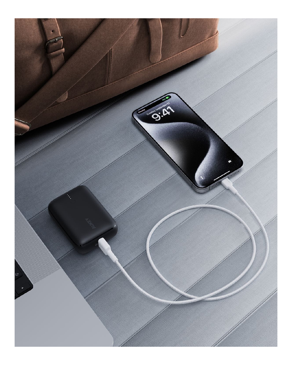 أوكي كابل USB-A إلى لايتنج بطول 0.9 متر - أسود | CB-BAL7-BK أوكي كابل USB-A إلى لايتنج بطول 0.9 متر - أسود | CB-BAL7-BK