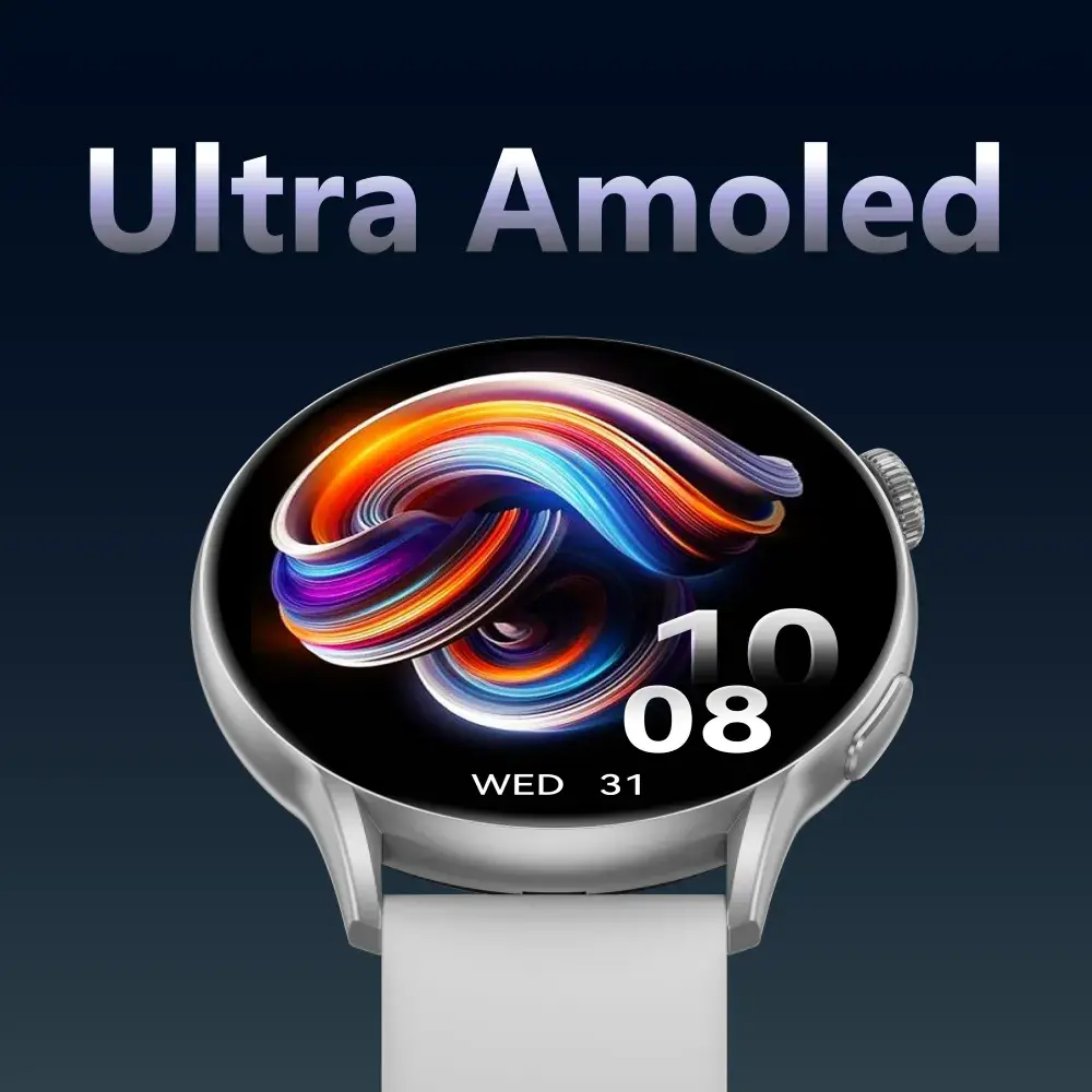 كاردو X أوربت ساعة ذكية ، بشاشة AMOLED 1.6 بوصة ، فضي كاردو X أوربت ساعة ذكية ، بشاشة AMOLED 1.6 بوصة ، فضي
