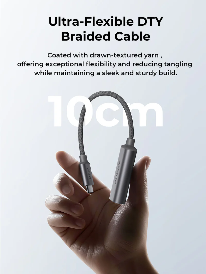 أوكي محول USB-C إلى Ethernet - رمادي أوكي محول USB-C إلى Ethernet - رمادي