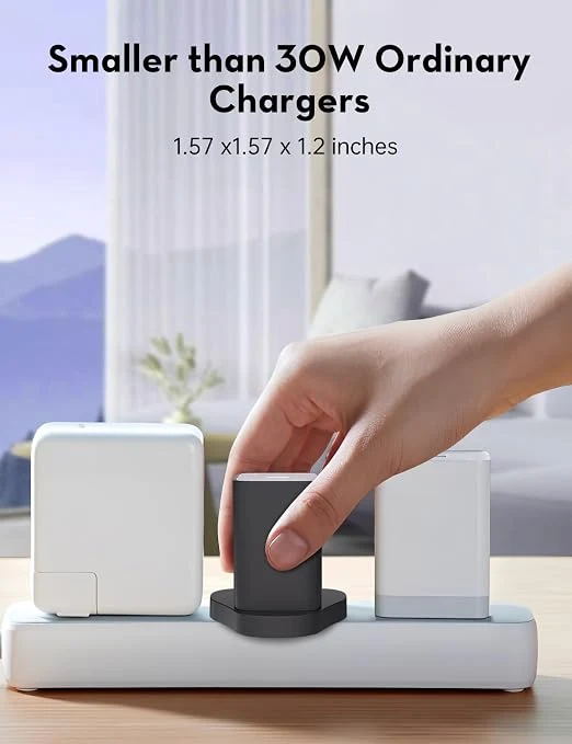 RavPower Pioneer Wall Charger 35W PD 2-Port - Black | RP-PC1046