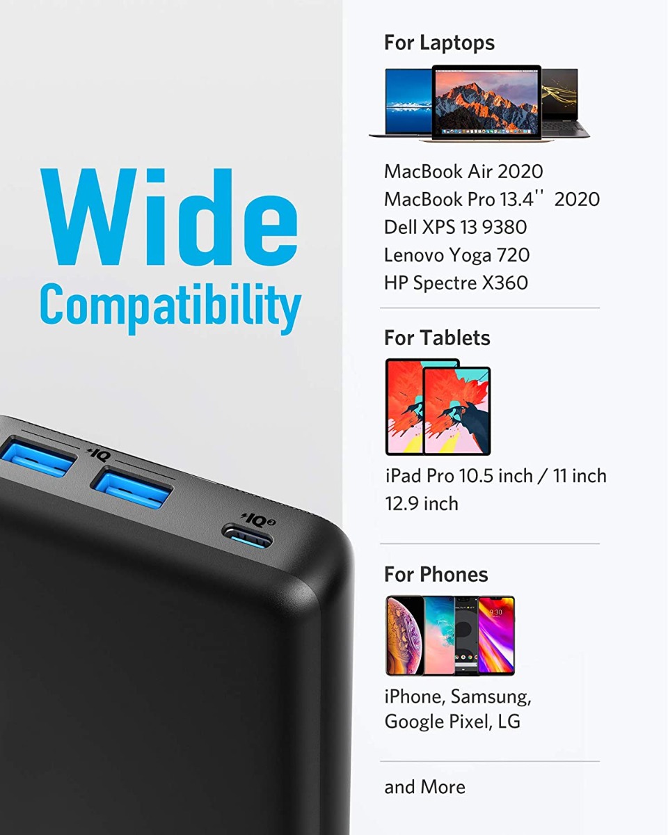 Anker Power Core III Elite 19200 Power Bank 60W For Smartphones