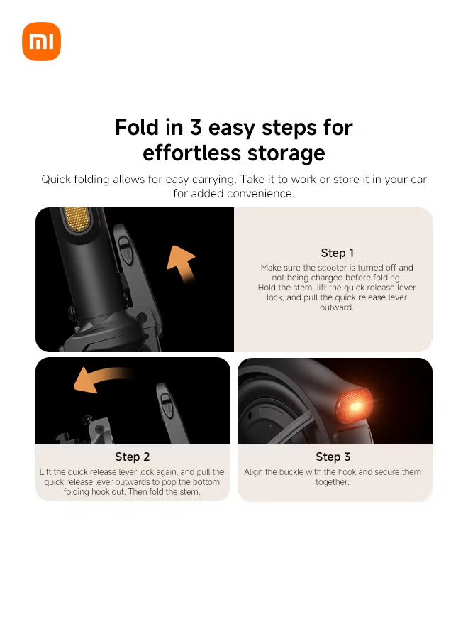 Xiaomi Electric Scooter 6 Lite Dual-Spring Front 25km Range - Black