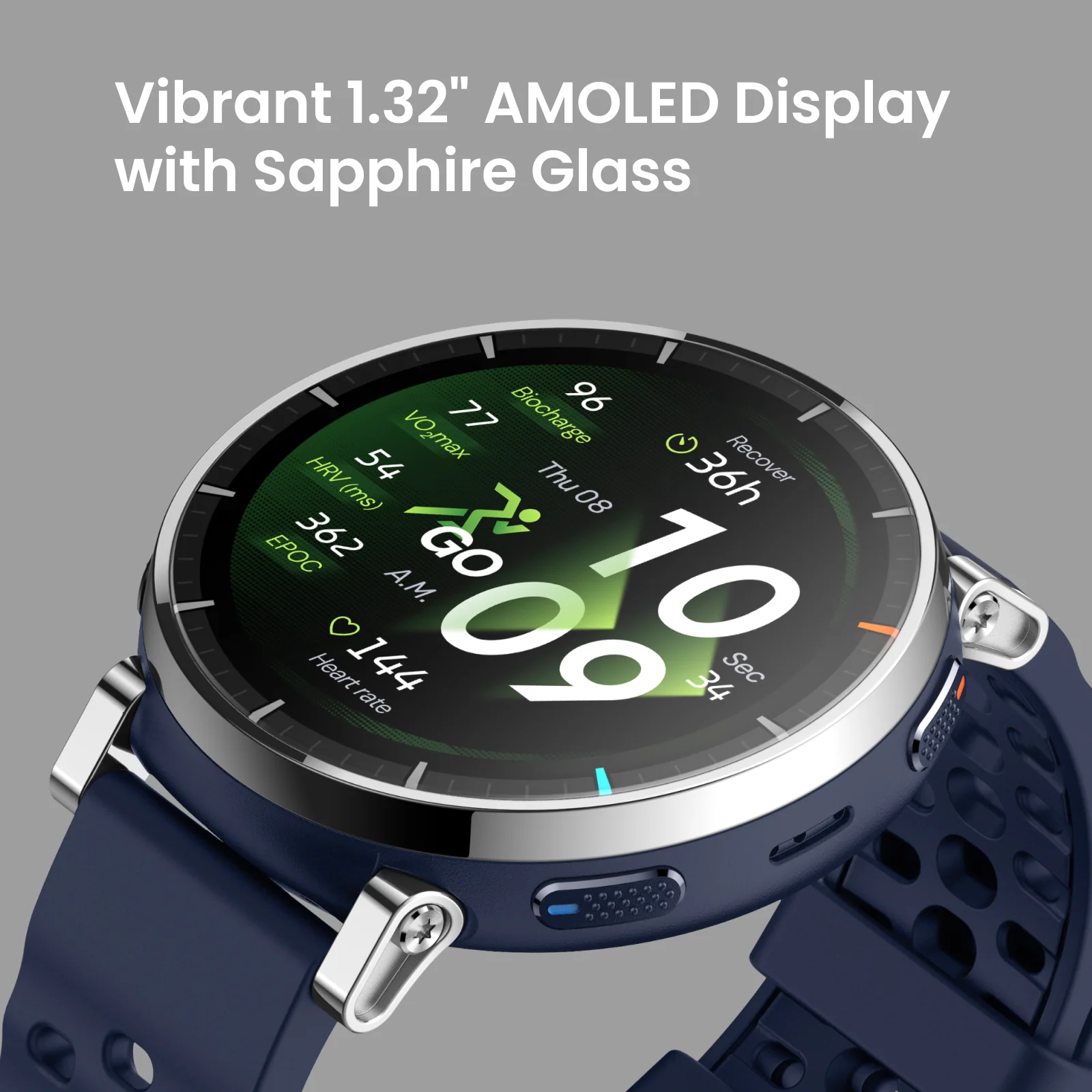 Amazfit Active 3 Premium Smart Watch 1.32 Inch Amoled - Aero White