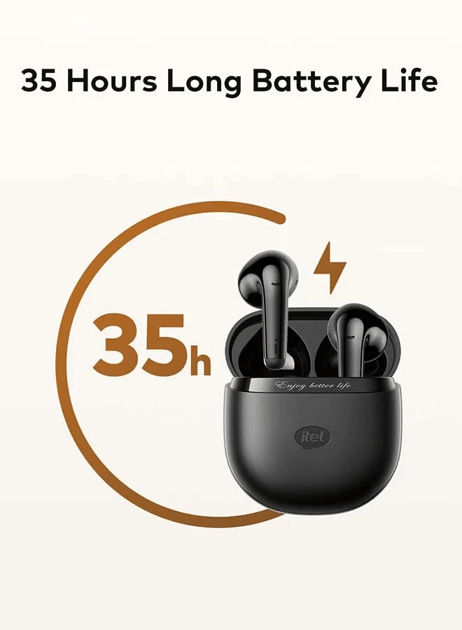 Itel Buds 7 Wireless Earbuds - Black Itel Buds 7 Wireless Earbuds - Black