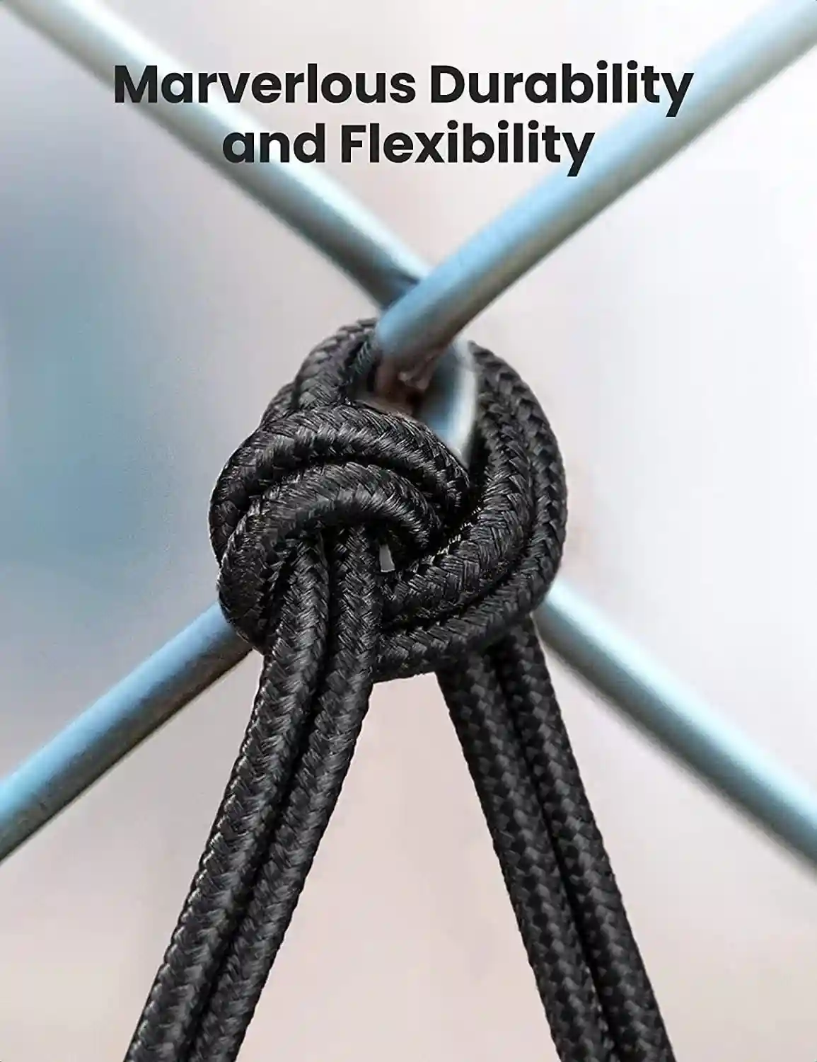 Ugreen USB-C to USB-C Cable 60W Braided 2M - Black Ugreen USB-C to USB-C Cable 60W Braided 2M - Black
