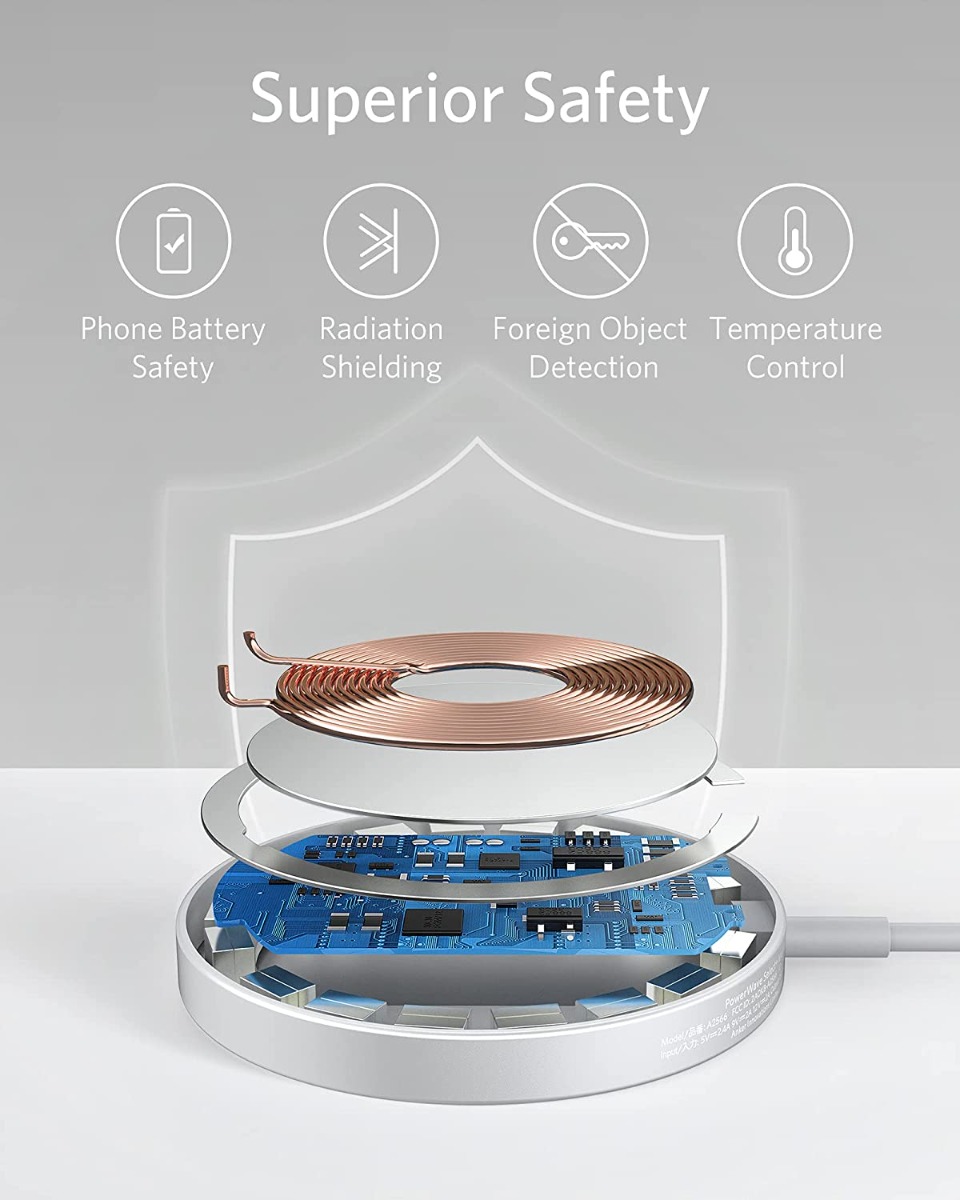 Anker PowerWave Select-Magnetic Pad - Blue | A2566H31 Anker PowerWave Select-Magnetic Pad - Blue | A2566H31