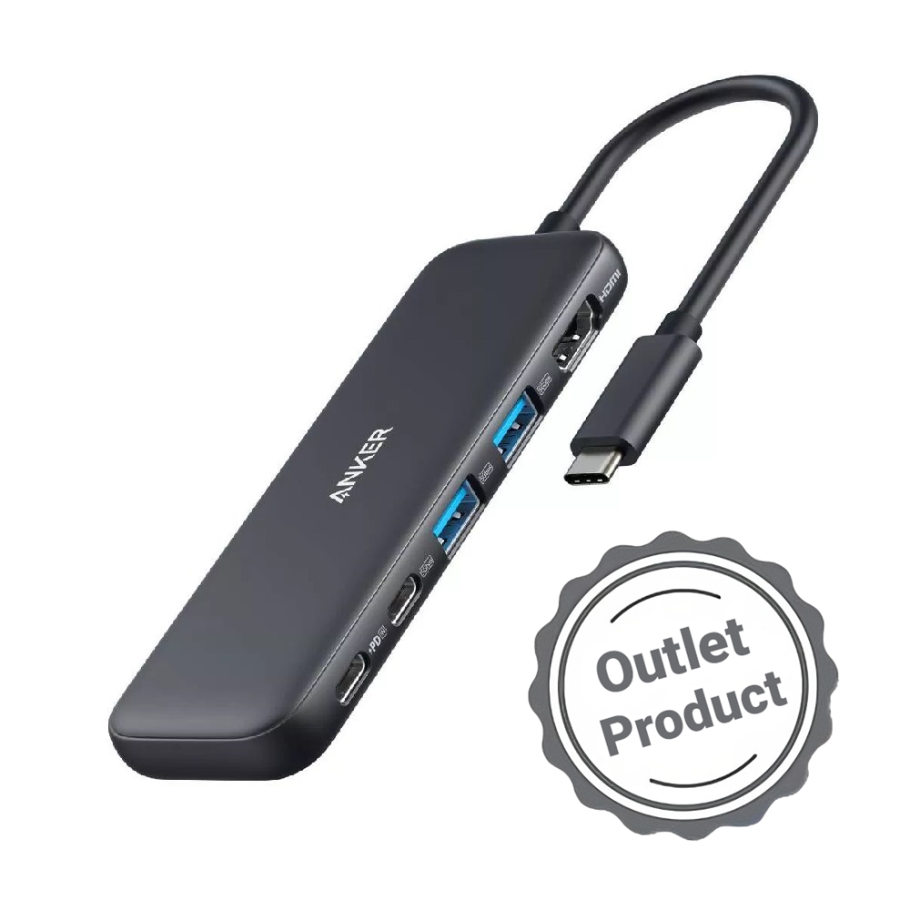 Anker 332 USB-C Hub 5-in-1 USB-C Connector with 4K HDMI 100W
