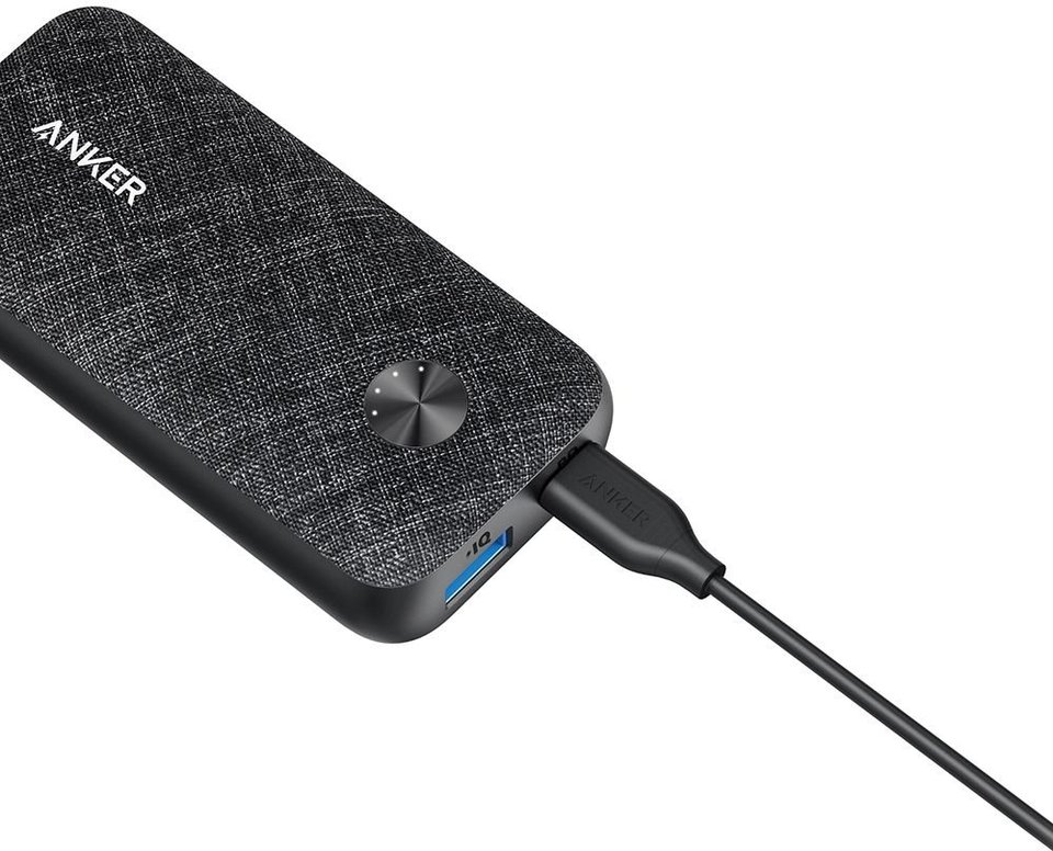Anker PowerCore 10000 mAh PD 25W Portable Power Bank, Black