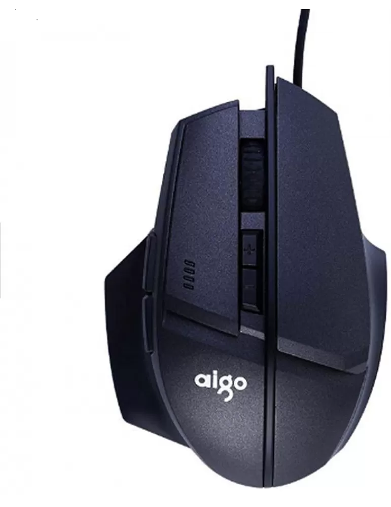AIGO Q38 Wired Gaming Mouse - Black