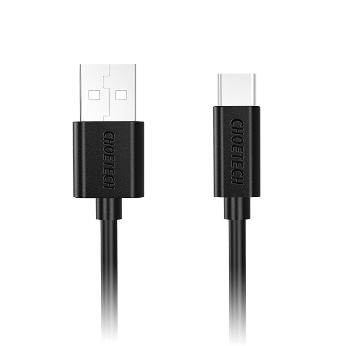Choetech USB-A to USB-C Cable, Black