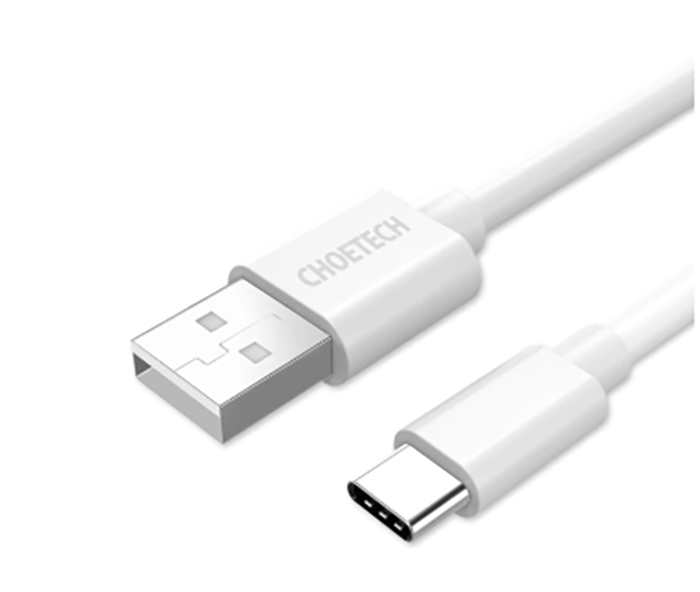 Choetech A to C Cable 1M, White Choetech A to C Cable 1M, White