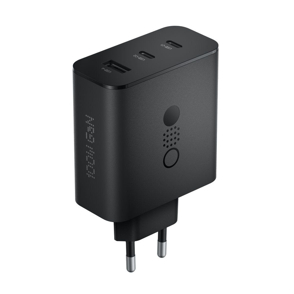 شاحن ناثينج CMF 100W GaN بثلاثة منافذ - أسود