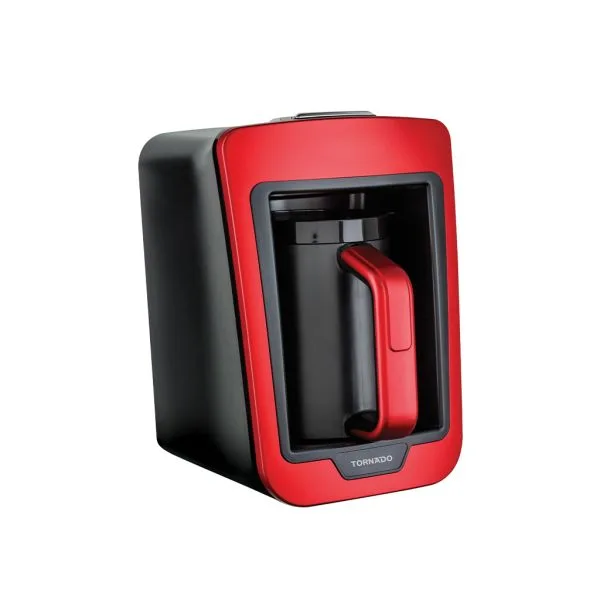 TORNADO Automatic Turkish Coffee Maker 330ml Red x Black TCME-100 RG TORNADO Automatic Turkish Coffee Maker 330ml Red x Black TCME-100 RG