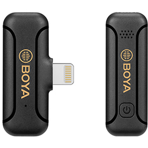 BOYA BY-WM3T2-D1 Digital True-Wireless Microphone System with Lightning Connector for iOS Mobile Devices (2.4 GHz)