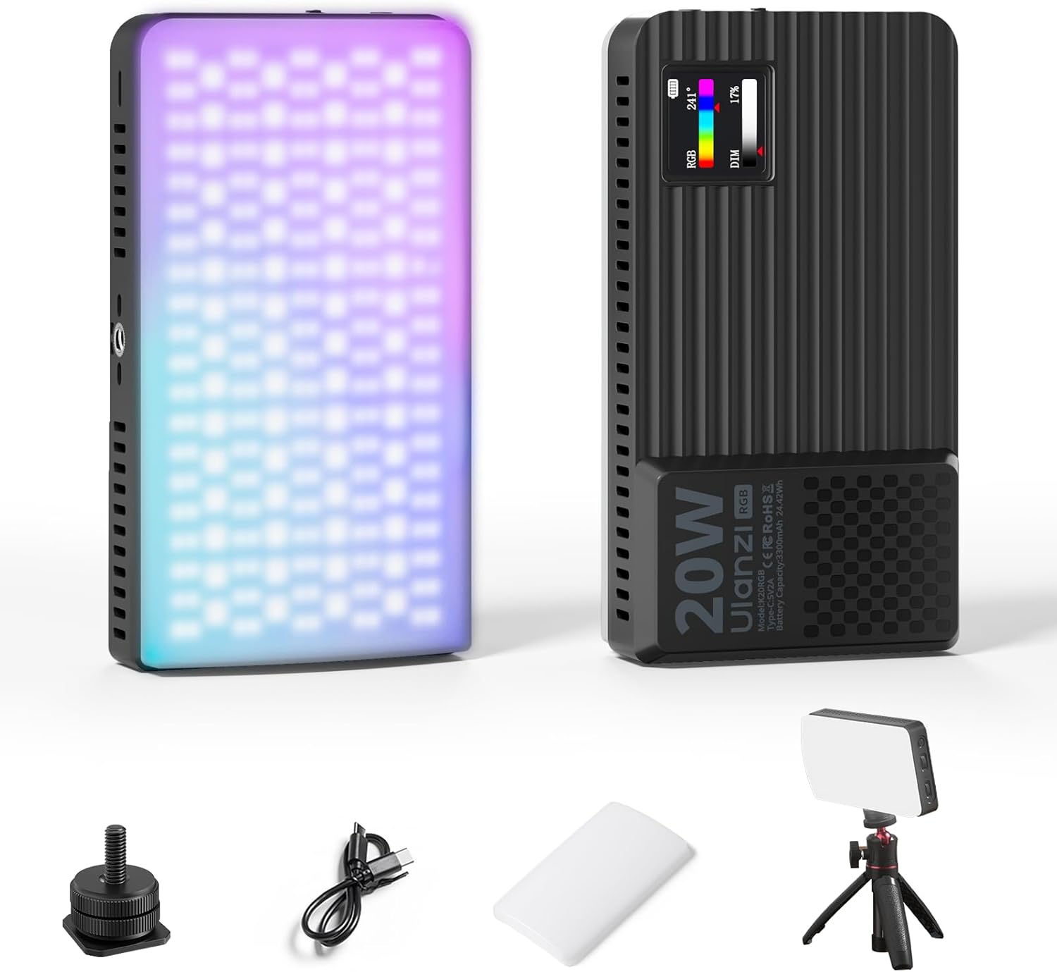 Ulanzi K20 RGB Video light 20w LED