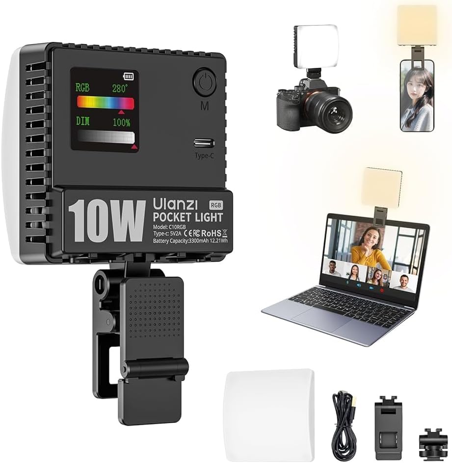 Ulanzi C10 10W Portable Selfie LED Light