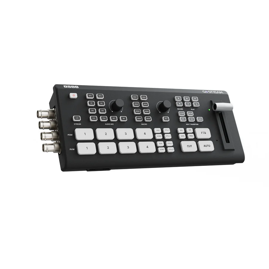 OSEE GoStream Duet Live Stream Video Mixer Switcher with SD Record and NDI HX Supported OSEE GoStream Duet Live Stream Video Mixer Switcher with SD Record and NDI HX Supported