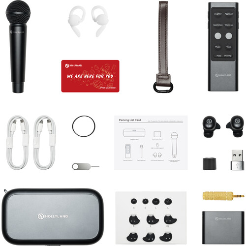 Hollyland MELO P1 Combo Wireless Handheld Microphone System (Space Gray) Hollyland MELO P1 Combo Wireless Handheld Microphone System (Space Gray)