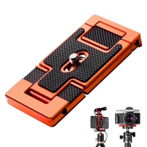 K&F Concept CA02 Aluminum Multi Quick Release Plate 2-in-1 (KF31.027V2)