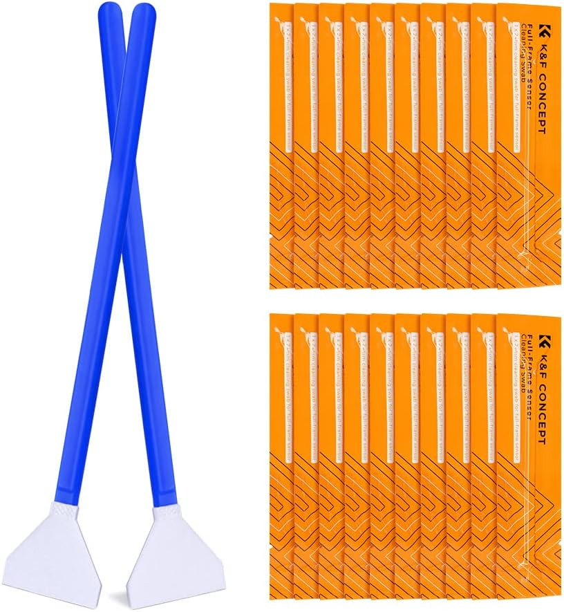 K&F Concept 1696 24mm Full-Frame Sensor Cleaning Stick Set (20PCS)