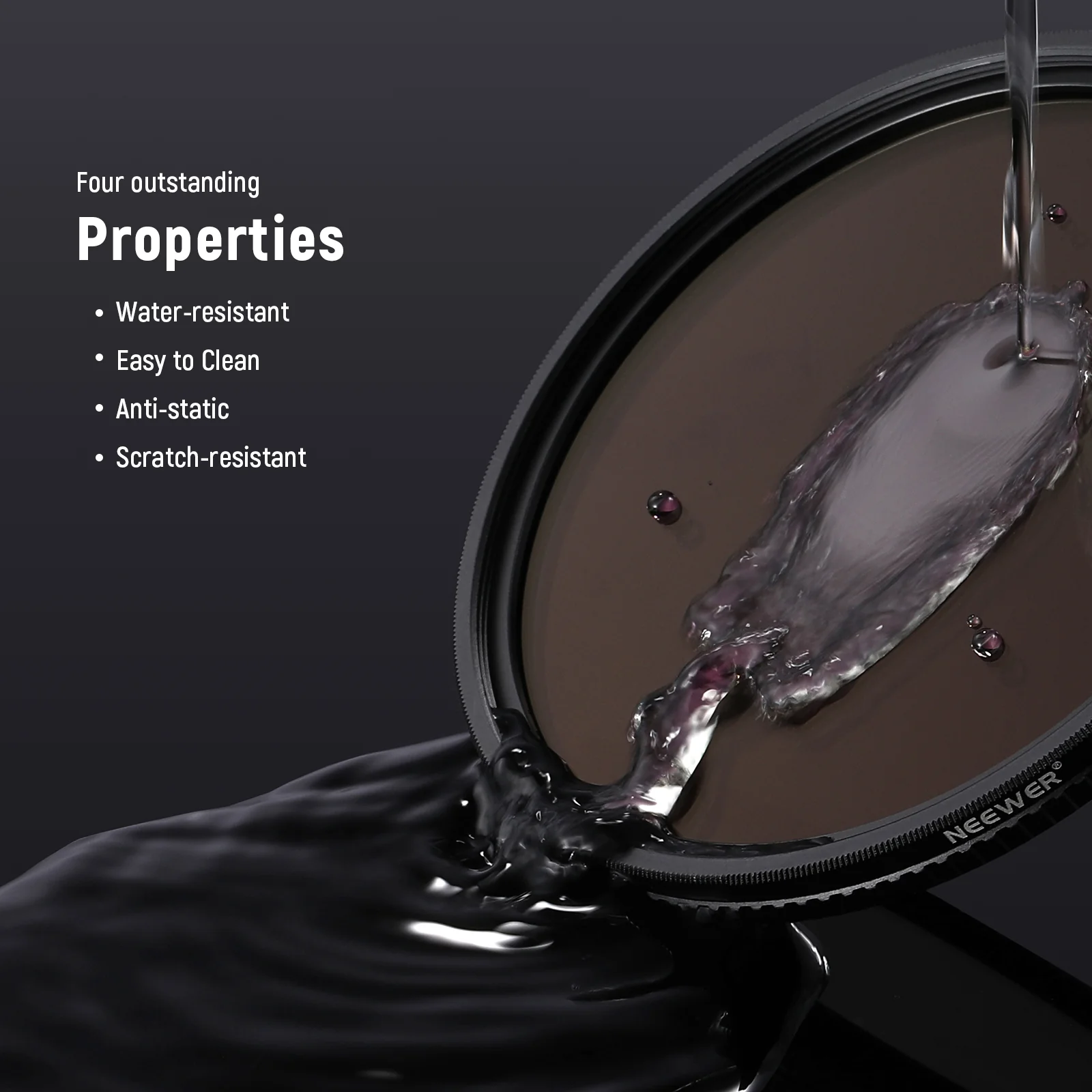 NEEWER 67mm ND2-ND32 Variable ND Filter