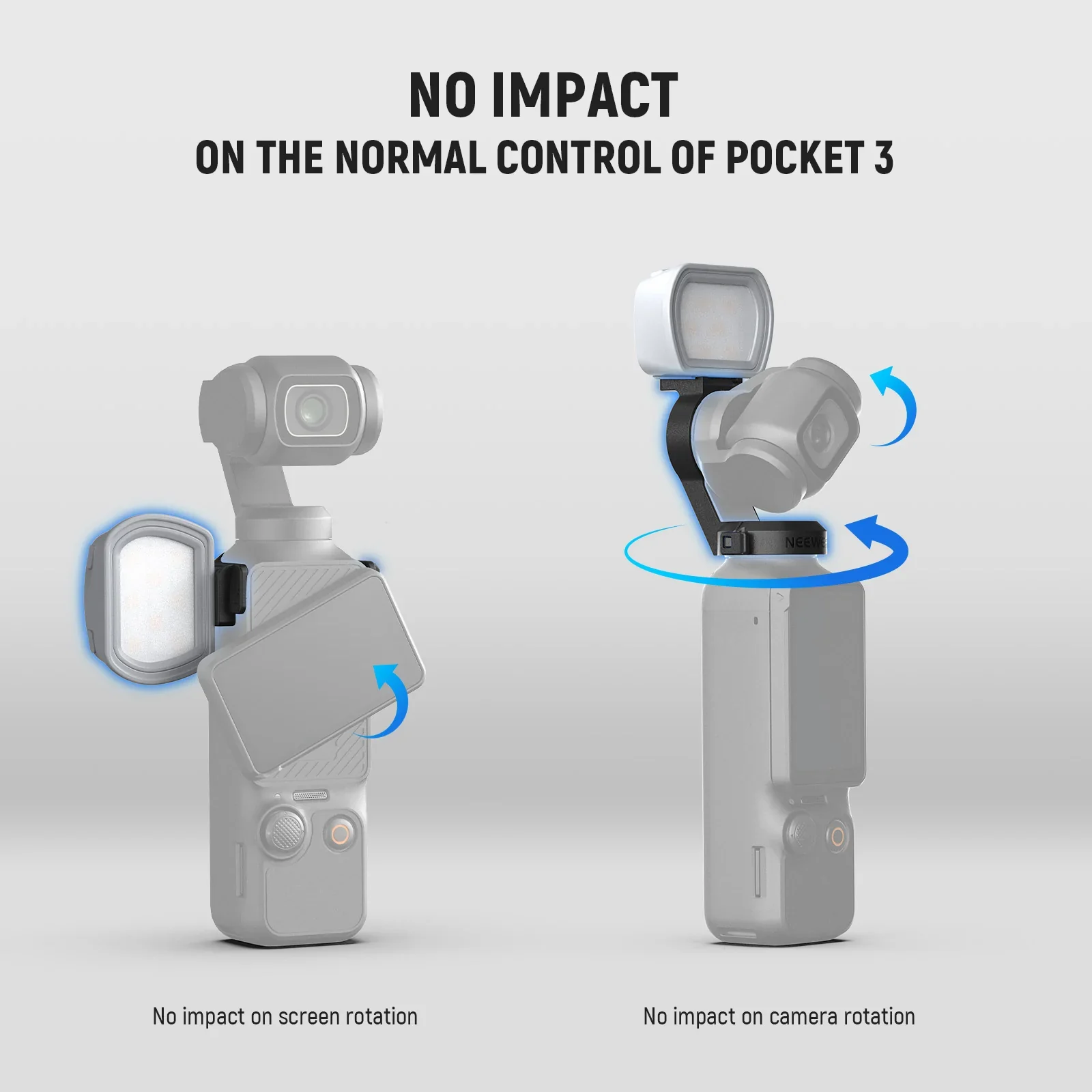 NEEWER BASICS M21 Magnetic Auxiliary Light For DJI OSMO Pocket 3