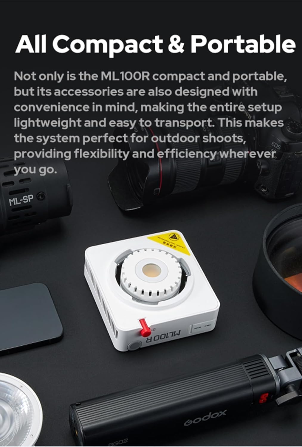 Godox ML100R RGB Portable LED Light 3 Kit