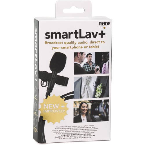 Rode smartLav+ Lavalier Condenser Microphone for Smartphone