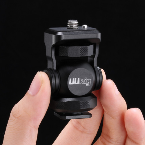 UURig Articulating Cold Shoe Monitor Mount with Spring-Loaded ARRI Anti-Twist Pin