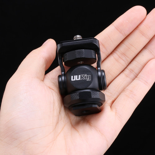 UURig Articulating Cold Shoe Monitor Mount with Spring-Loaded ARRI Anti-Twist Pin