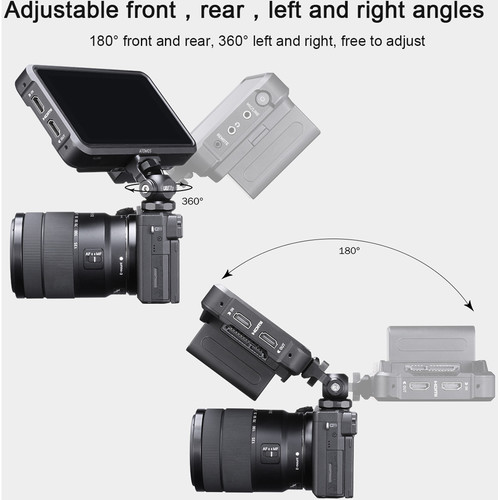 UURig Articulating Cold Shoe Monitor Mount with Spring-Loaded ARRI Anti-Twist Pin