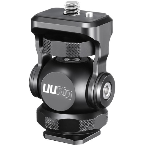 UURig Articulating Cold Shoe Monitor Mount with Spring-Loaded ARRI Anti-Twist Pin