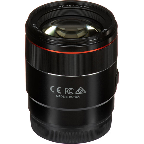 Samyang AF 75mm f/1.8 FE Lens for Sony E