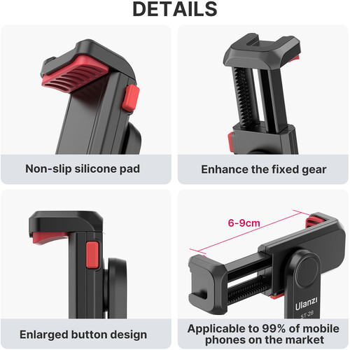 Ulanzi ST-06S Multi-Function Cold Shoe Smartphone Holder