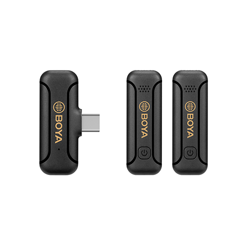 BOYA BY-WM3T2-U2 Digital True-Wireless Microphone System with USB Type-C Connector for Mobile Devices (2.4 GHz)