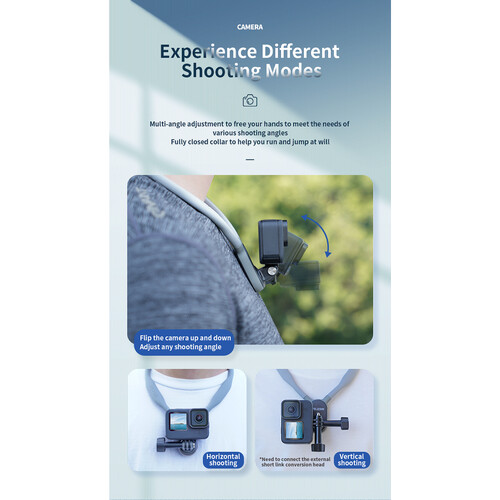 TELESIN U-Hanging Neck Bracket for Action Camera TE-HNB-001
