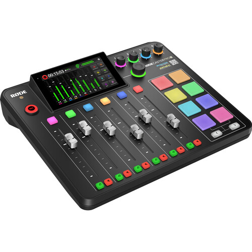 استوديو إنتاج الصوت المتكامل RODE RODECaster Pro II (أسود)