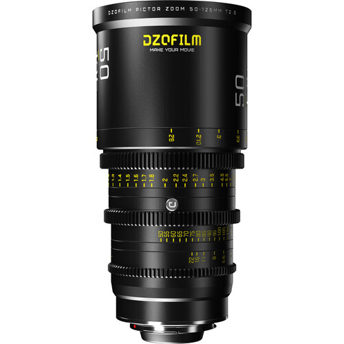 مجموعة عدسات DZOFilm Pictor 20-55mm و 50-125mm T2.8 Super35 Zoom (حامل PL وحامل EF، أسود)