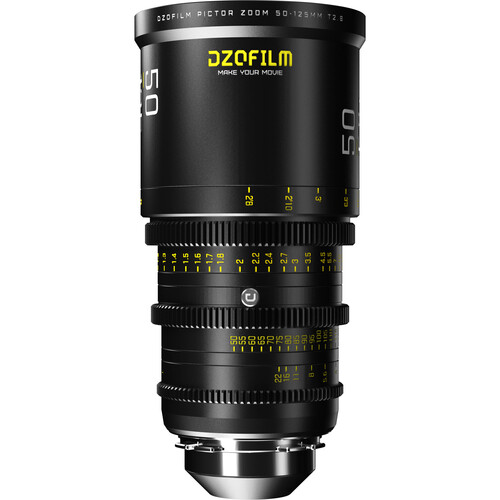 مجموعة عدسات DZOFilm Pictor 20-55mm و 50-125mm T2.8 Super35 Zoom (حامل PL وحامل EF، أسود)