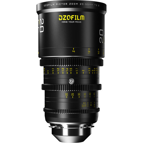 مجموعة عدسات DZOFilm Pictor 20-55mm و 50-125mm T2.8 Super35 Zoom (حامل PL وحامل EF، أسود)