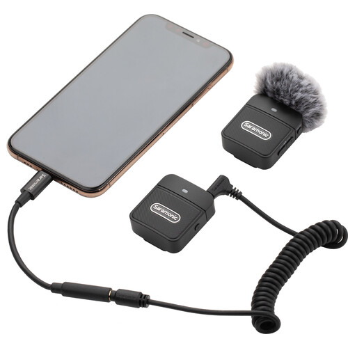 Saramonic Blink 100 B1 Digital Camera-Mount Wireless Clip-On Microphone System with 3.5mm Connector (2.4 GHz)